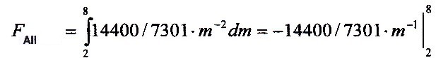 Integral over the probability function