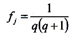 formula fj